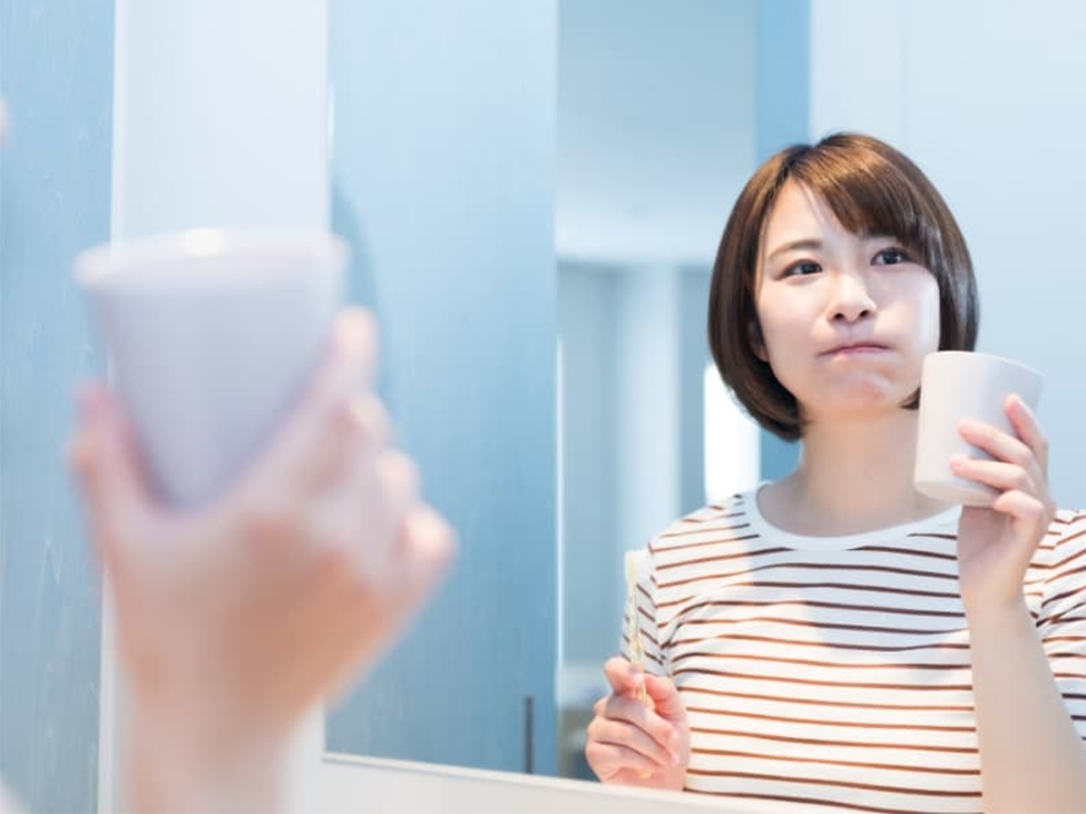 うがいをこまめにしましょう